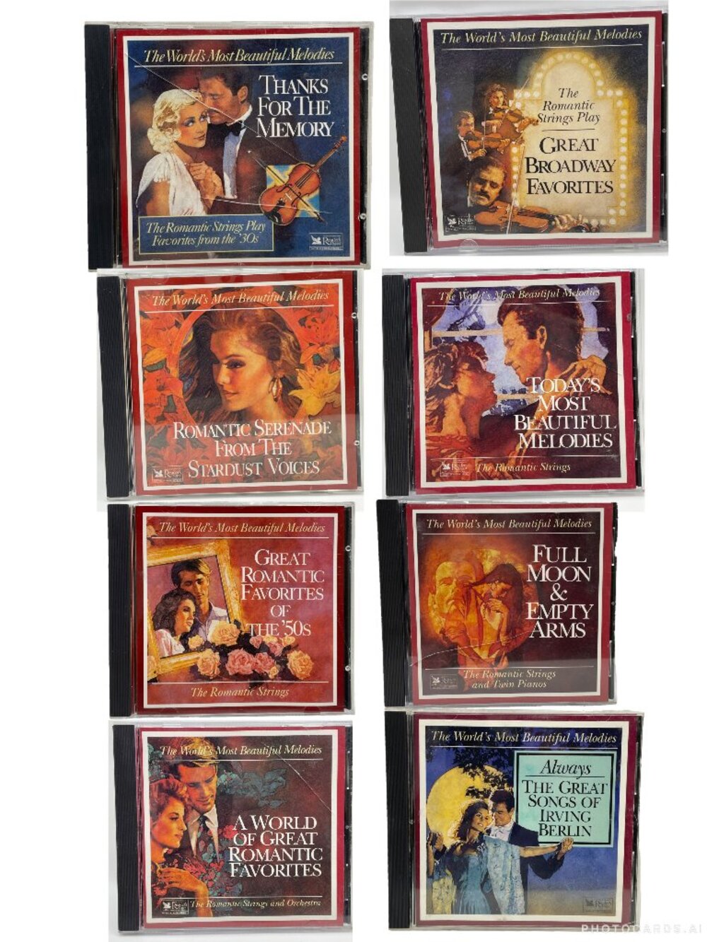 Readers Digest The Worlds Most Beautiful Melodies Lot of 8 CDs